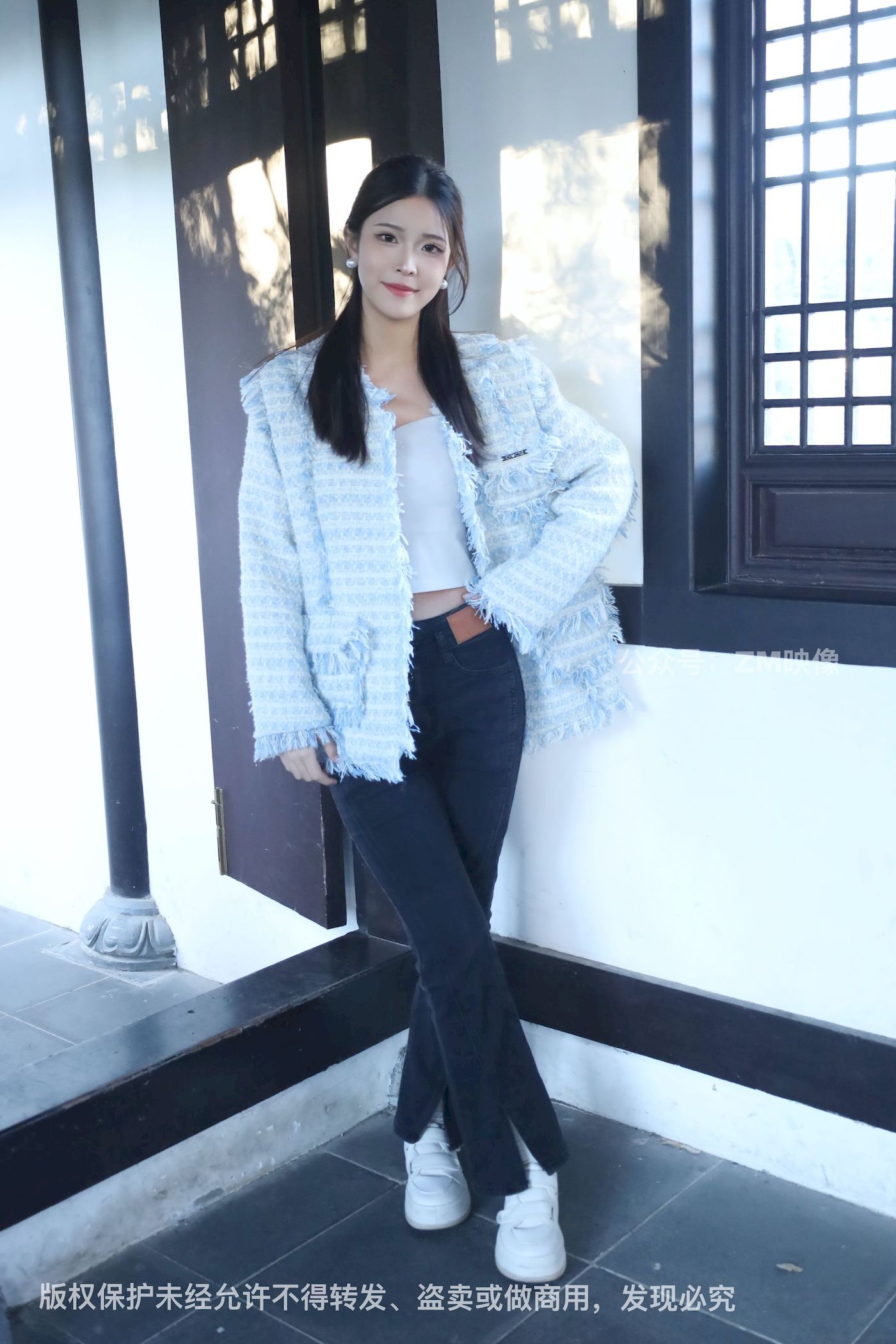 织梦映像长发美女人面桃花园林序曲阳光写真-御萝部落-御萝部落